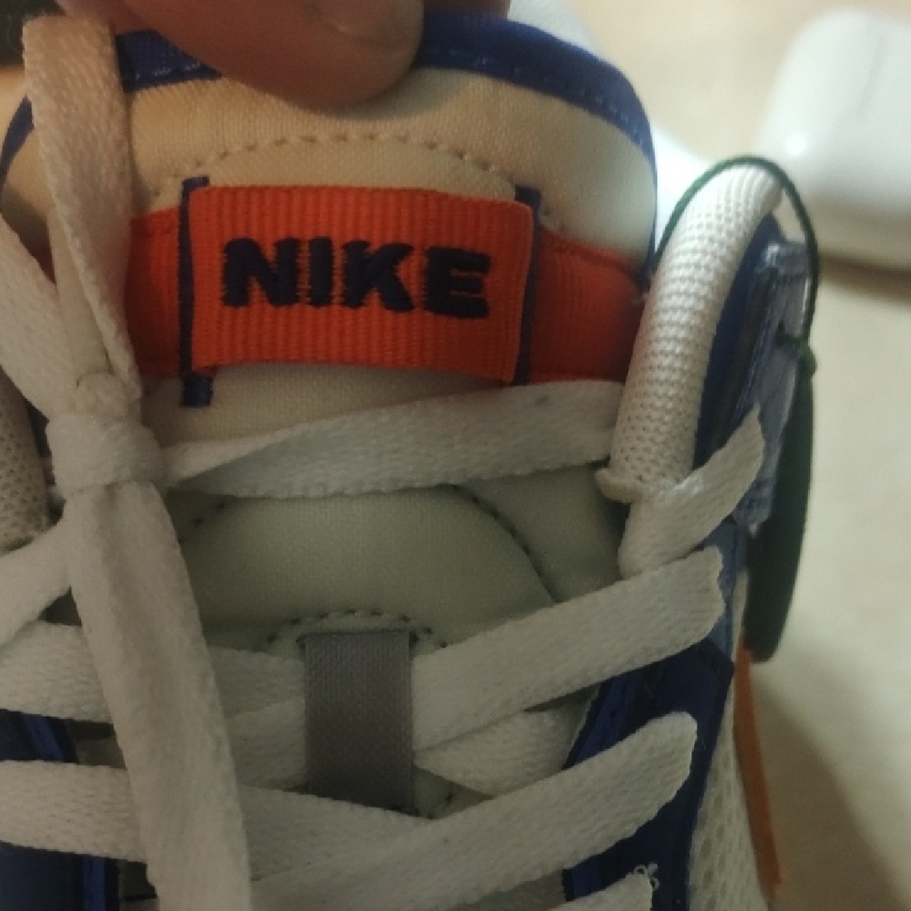 Size 7 Men's Orange Blue And White Nike Dunks With Verified Authenticity Coins - Picture 3 of 16